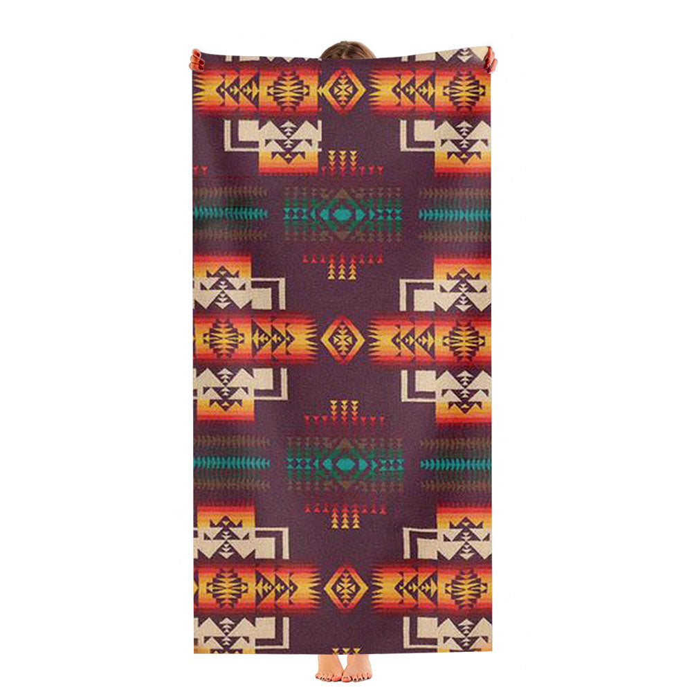 Pendleton Maroon Chief Ultra-Soft Luxury Bathroom Towels