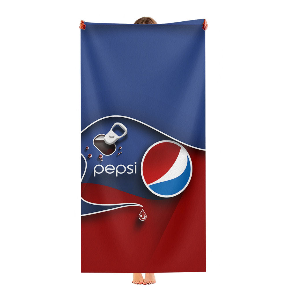 Pepsi Cans Logo Ultra-Soft Luxury Bathroom Towels