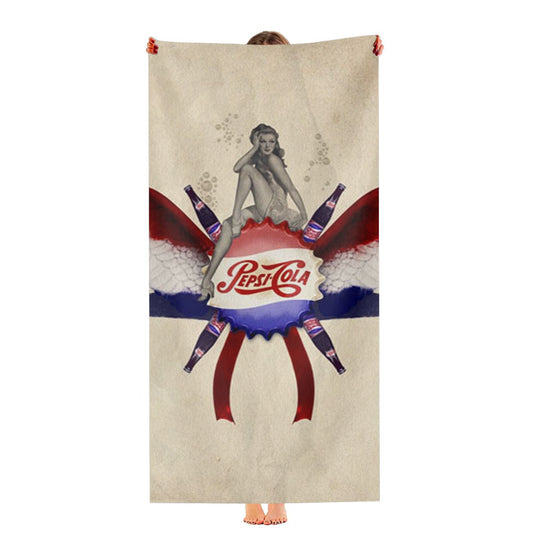 Pepsi Coca Cola Drink Ultra-Soft Luxury Bathroom Towels