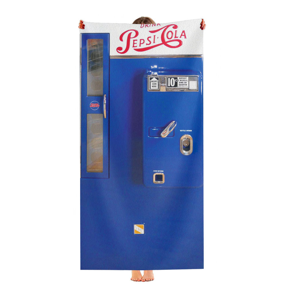 Pepsi Cola In Bottles Vending Machine Ultra-Soft Luxury Bathroom Towels