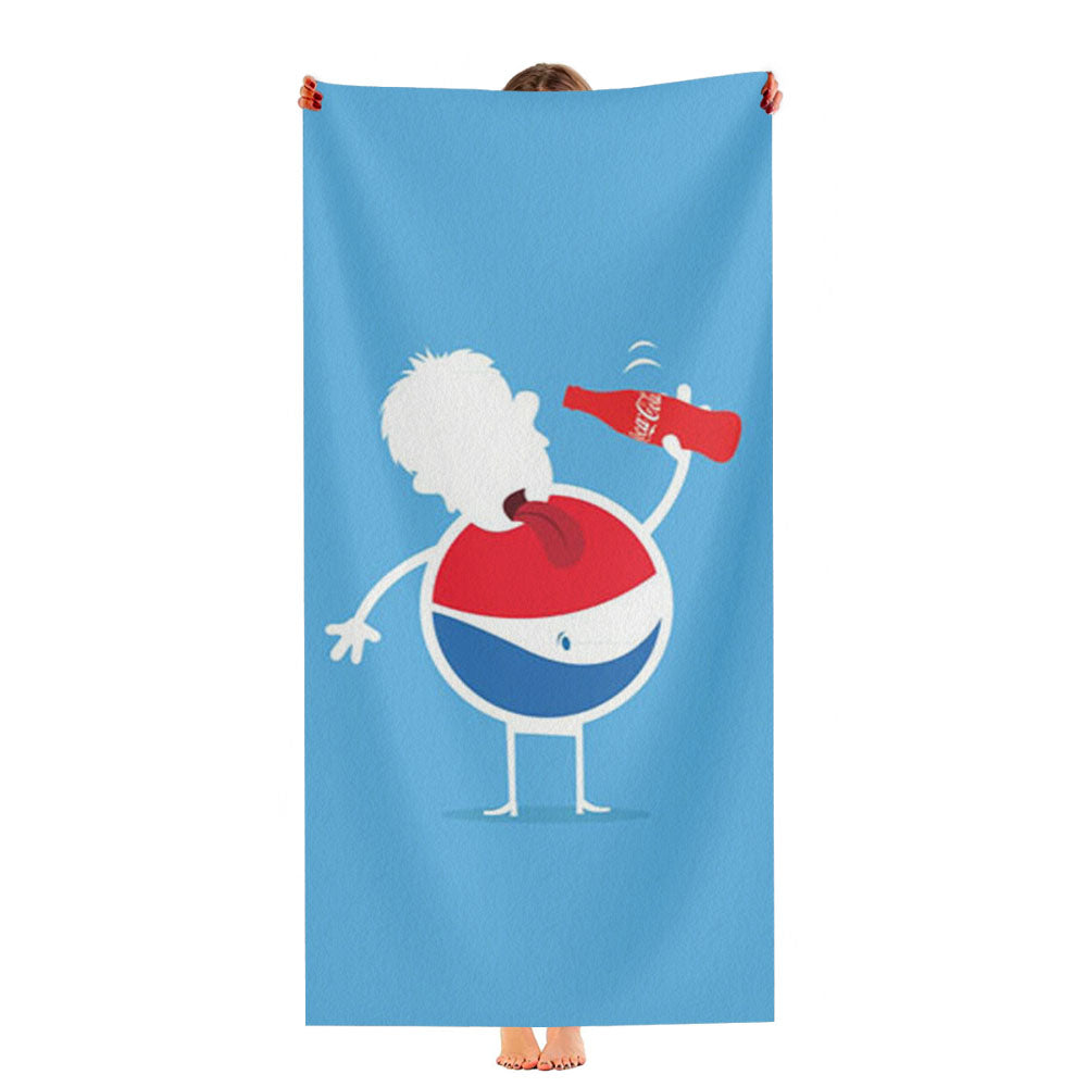 Pepsi Drink Art Ultra-Soft Luxury Bathroom Towels