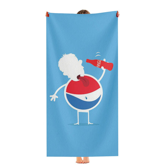 Pepsi Drink Art Ultra-Soft Luxury Bathroom Towels
