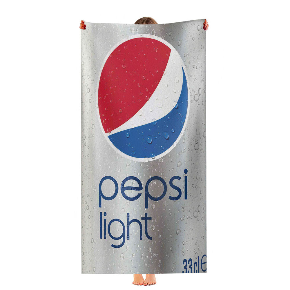 Pepsi Light Ice Soft Drink Cans Ultra-Soft Luxury Bathroom Towels
