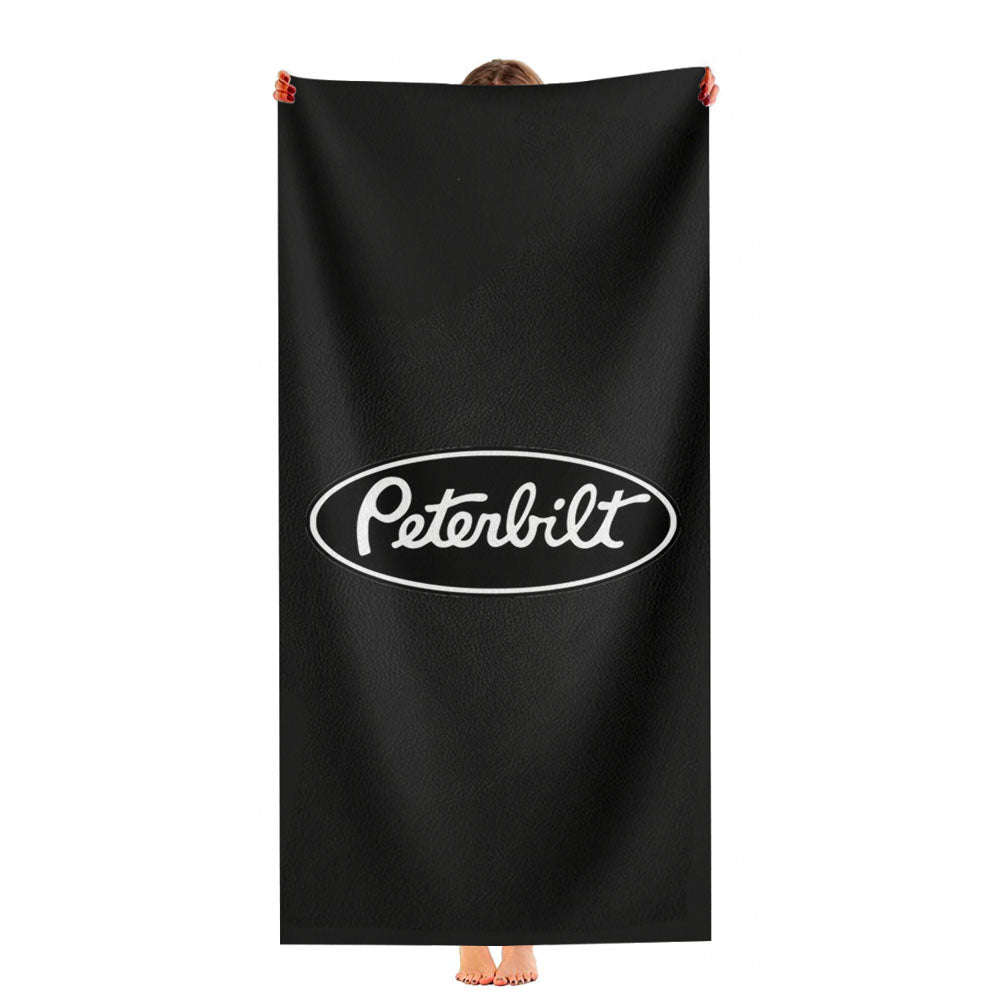 Peterbilt Logo Automotive Ultra-Soft Luxury Bathroom Towels