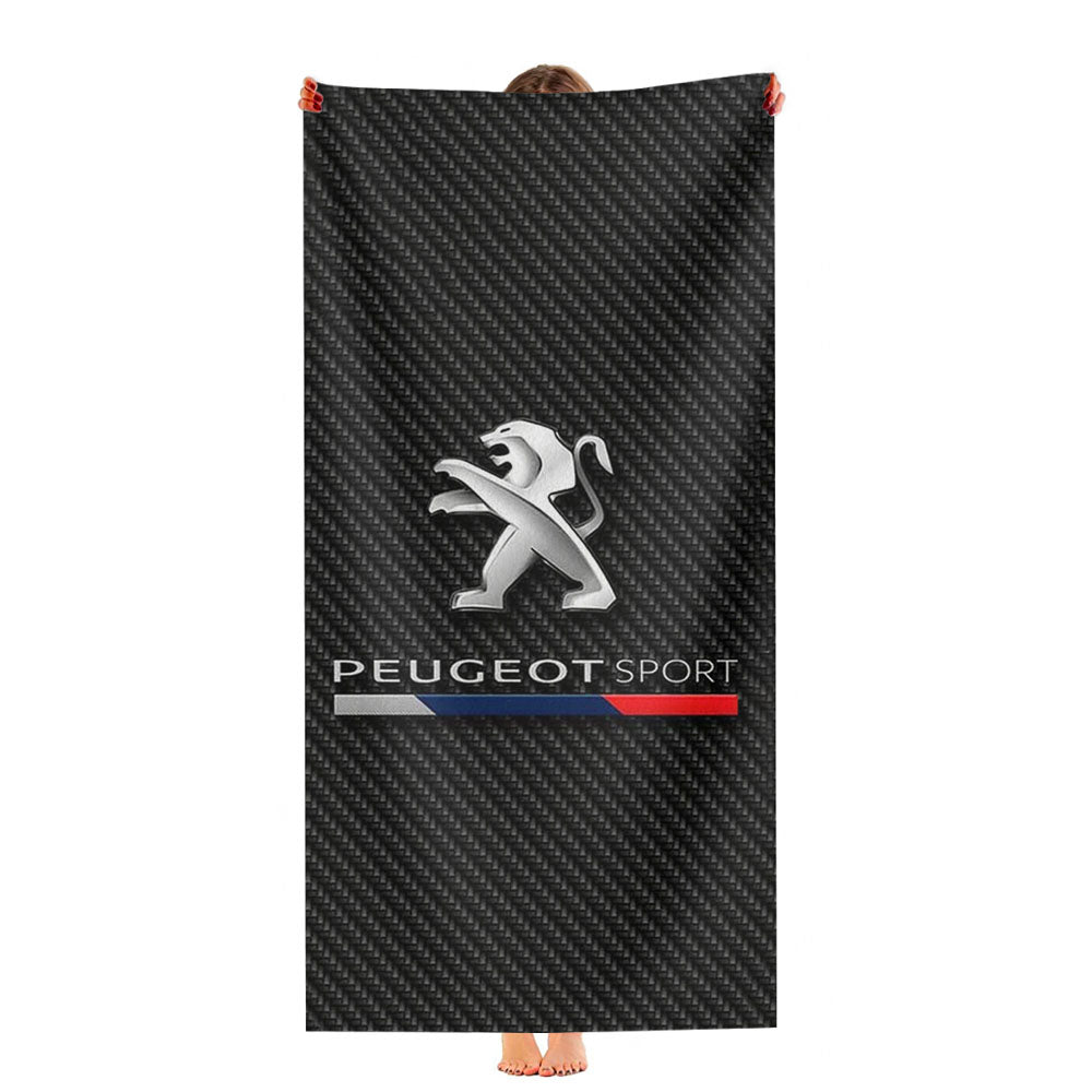 Peugeot Sport Logo Ultra-Soft Luxury Bathroom Towels