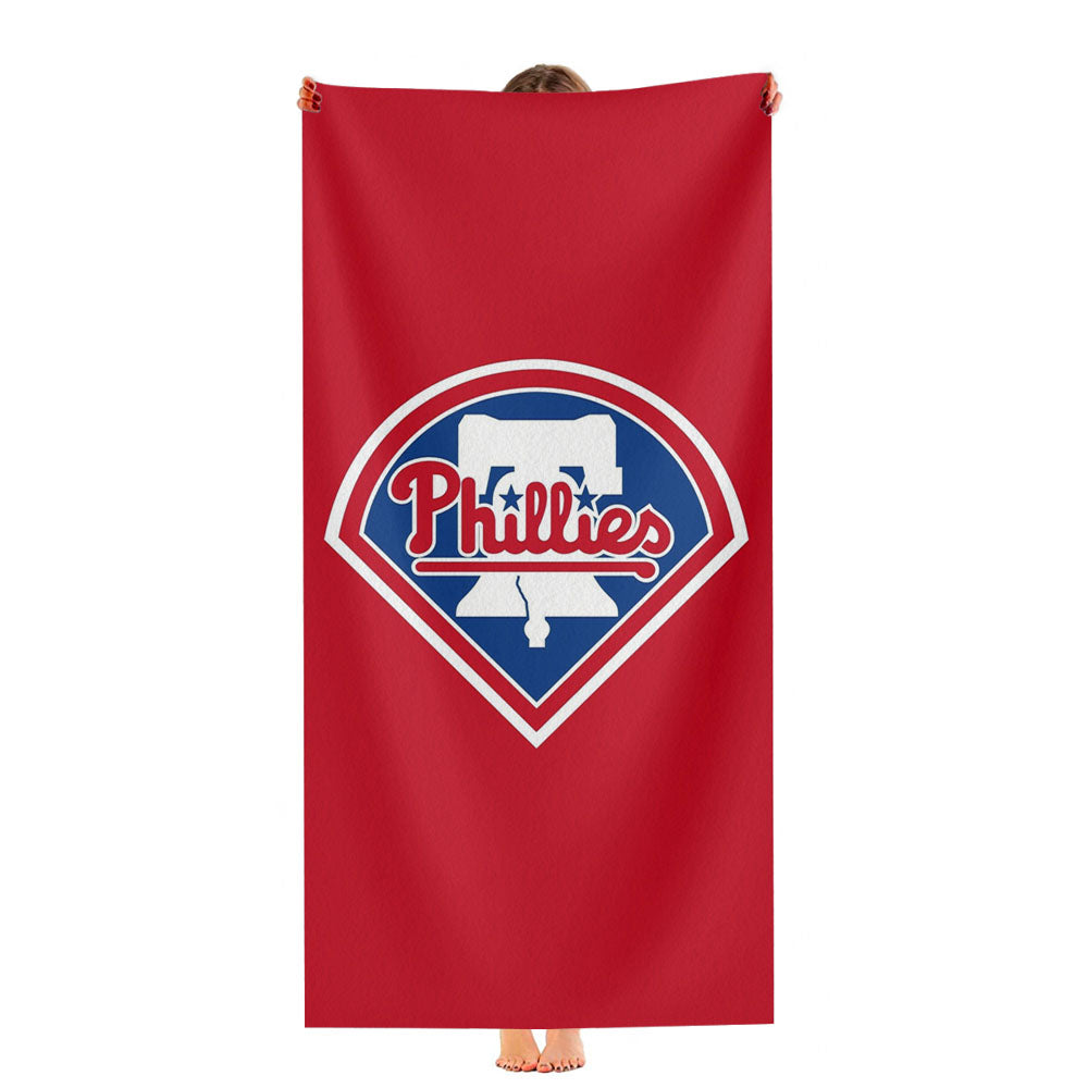 Philadelphia Phillies Logo Ultra-Soft Luxury Bathroom Towels