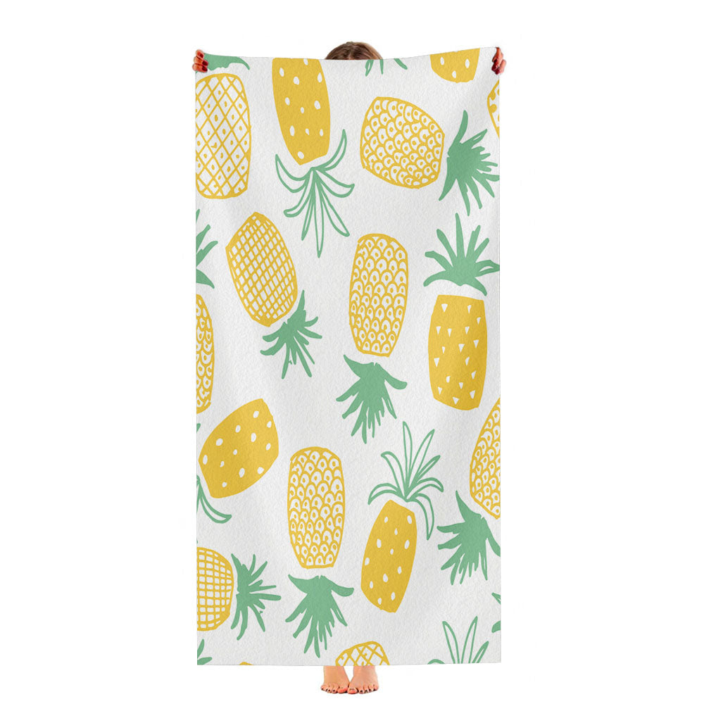 Pineapple Pattern Ultra-Soft Luxury Bathroom Towels