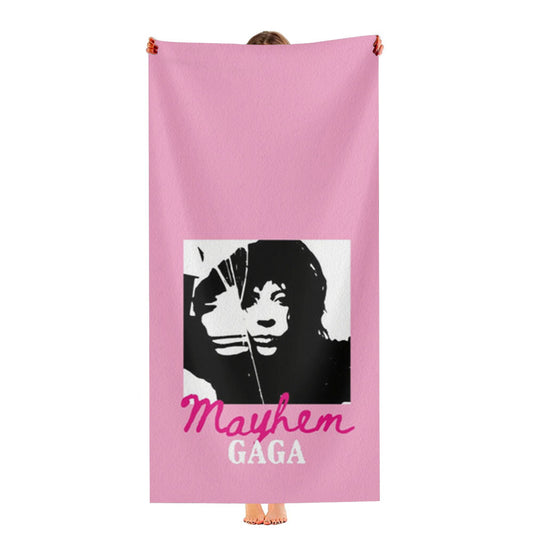 Pink Mayhem Gaga Ultra-Soft Luxury Bathroom Towels