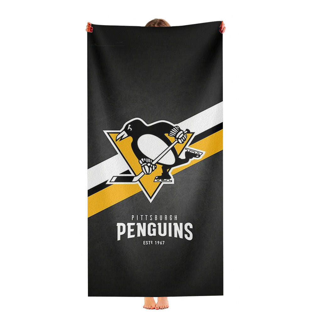 Pittsburgh Penguins Logo Ultra-Soft Luxury Bathroom Towels