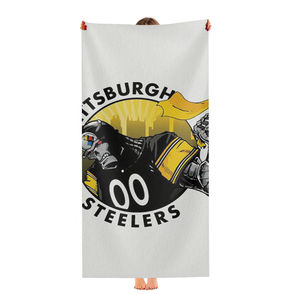 Pittsburgh Steelers Ultra-Soft Luxury Bathroom Towels