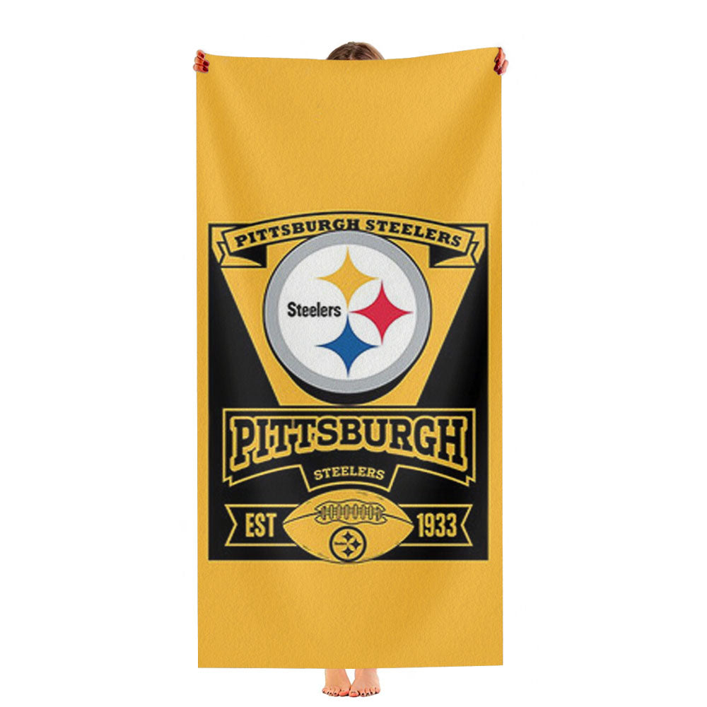 Pittsburgh Steelers 1933 Ultra-Soft Luxury Bathroom Towels