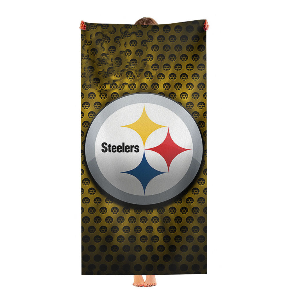 Pittsburgh Steelers Logo Nfl Ultra-Soft Luxury Bathroom Towels