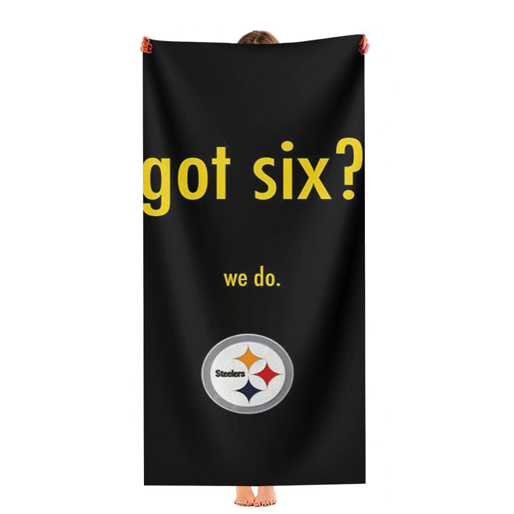 Pittsburgh Steelers Football Ultra-Soft Luxury Bathroom Towels