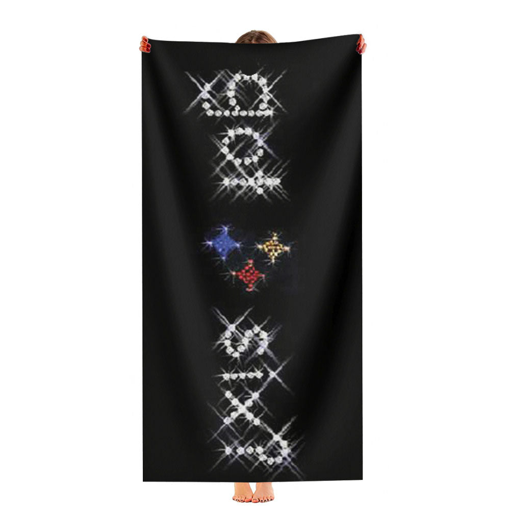 Pittsburgh Steelers Got Six Bling Ultra-Soft Luxury Bathroom Towels