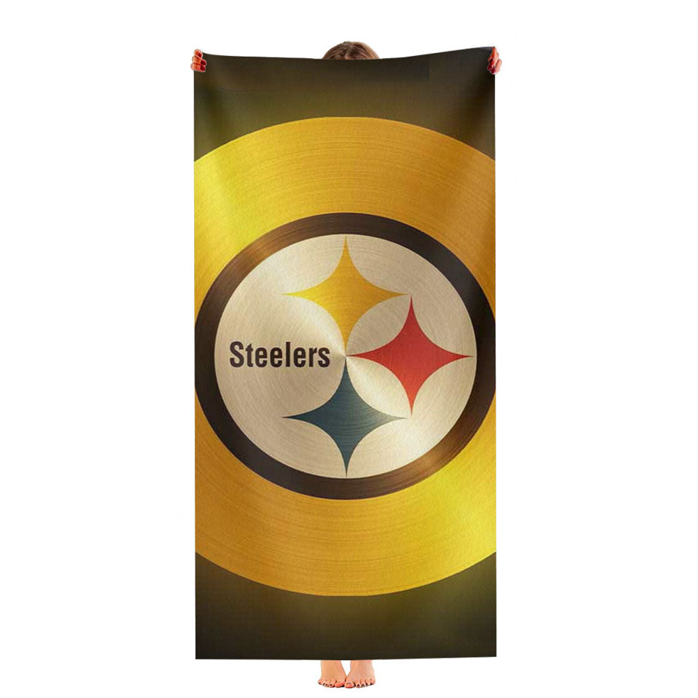 Pittsburgh Steelers Nfl Logo Ultra-Soft Luxury Bathroom Towels