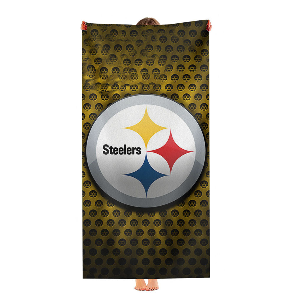 Pittsburgh Steelers Nfl Logo 2 Ultra-Soft Luxury Bathroom Towels
