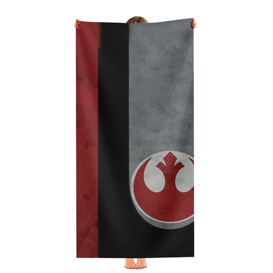 Poe'S Helmet Pattern Ultra-Soft Luxury Bathroom Towels