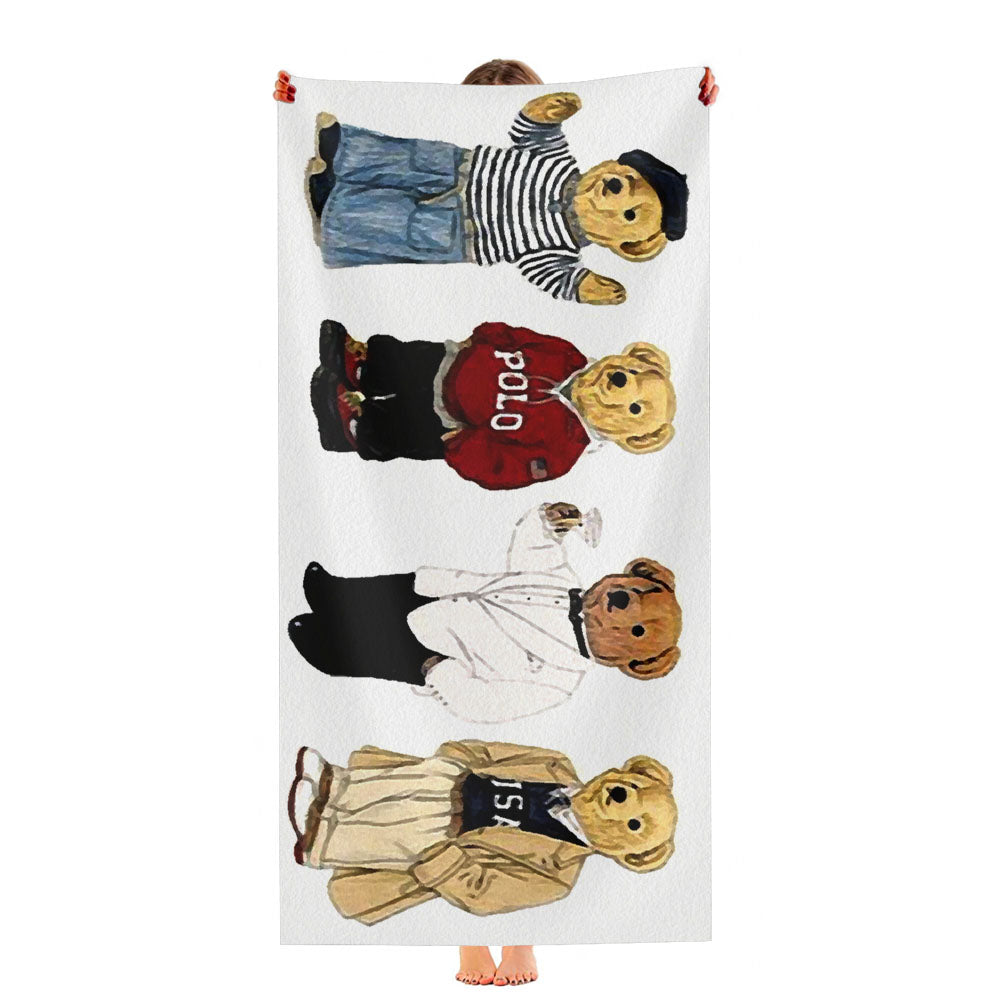 Polo Bear Collaction Usa Ultra-Soft Luxury Bathroom Towels
