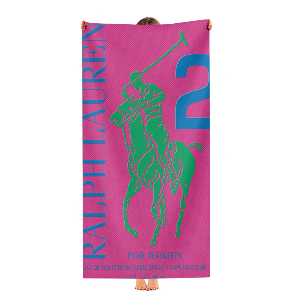 Polo Ralph Lauren Big Pony 2 Pink Parfume Ultra-Soft Luxury Bathroom Towels