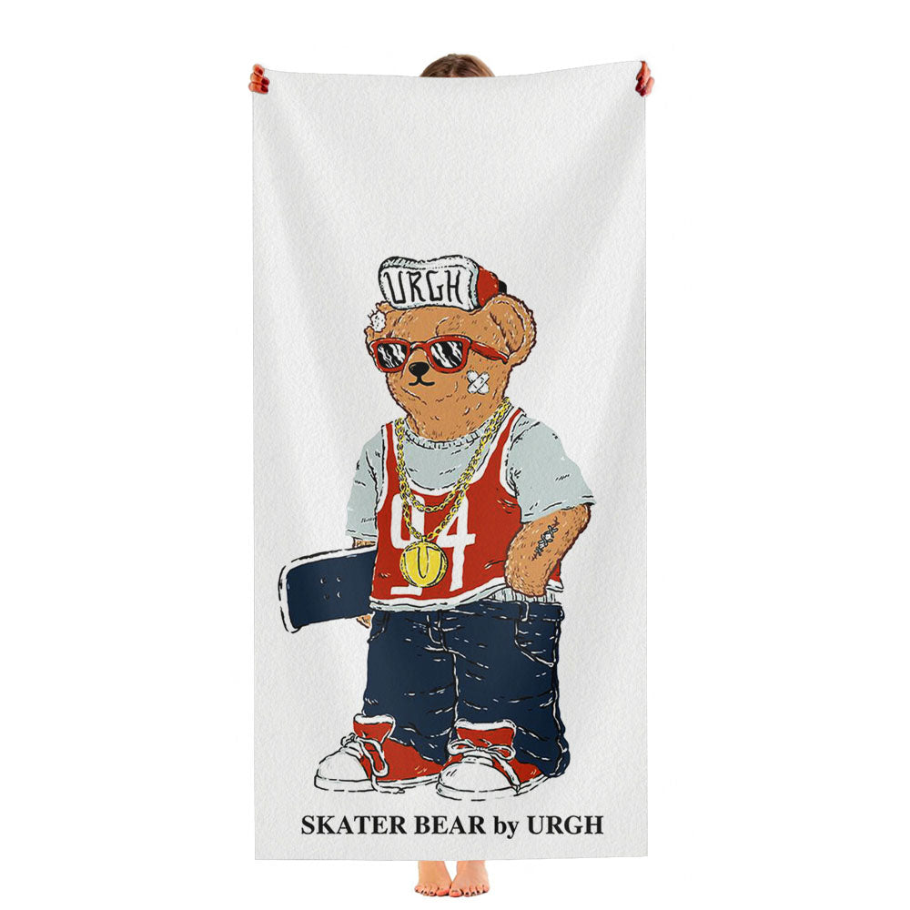 Polo Sskater Bear Urgh 04 Ultra-Soft Luxury Bathroom Towels