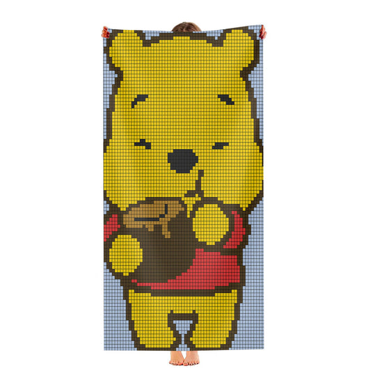 Pooh Pattern Ultra-Soft Luxury Bathroom Towels