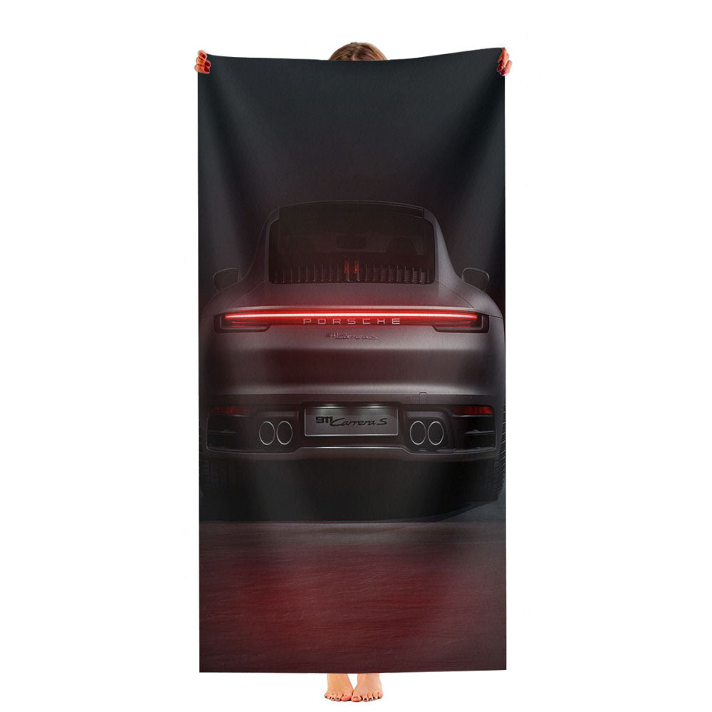 Porsche 911 Carrera S 2019 4K 2 Ultra-Soft Luxury Bathroom Towels