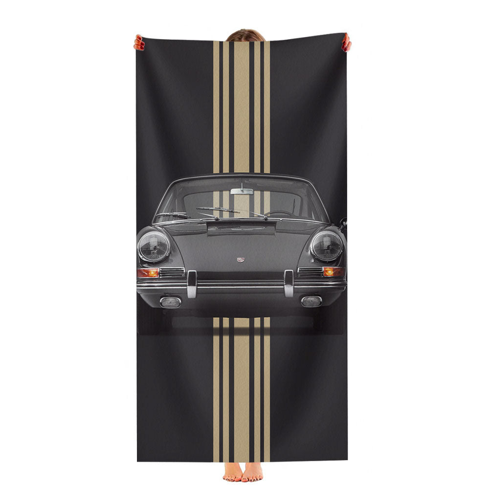 Porsche 911 Early 911 Poster Ultra-Soft Luxury Bathroom Towels