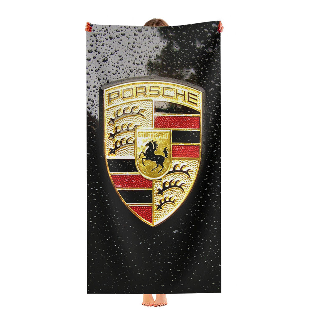 Porsche Emblem Ultra-Soft Luxury Bathroom Towels