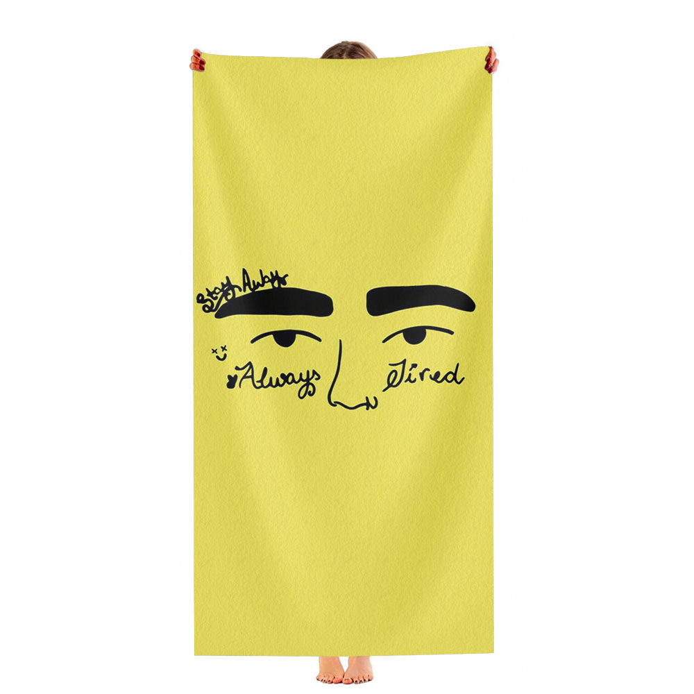 Postmalone Eye See You Pattern Ultra-Soft Luxury Bathroom Towels