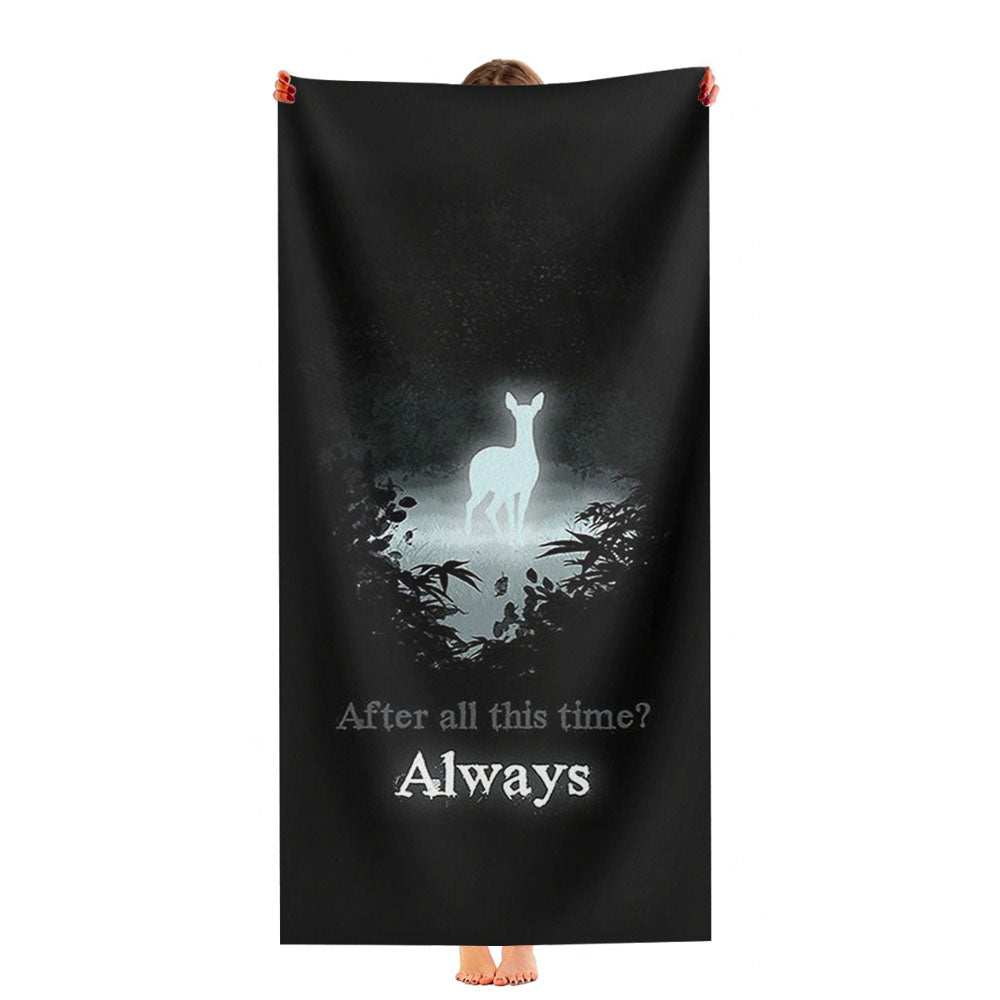 Professor Snape Patronus Ultra-Soft Luxury Bathroom Towels