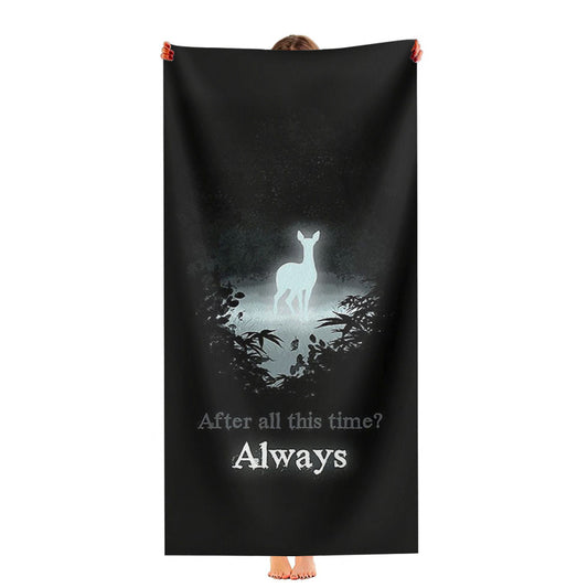 Professor Snape Patronus Ultra-Soft Luxury Bathroom Towels
