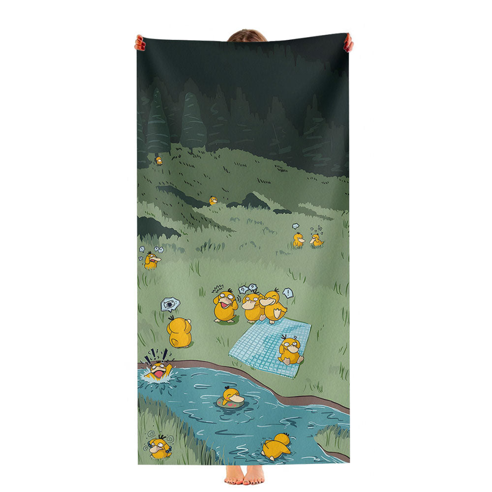 Psyduck Reunion Ultra-Soft Luxury Bathroom Towels