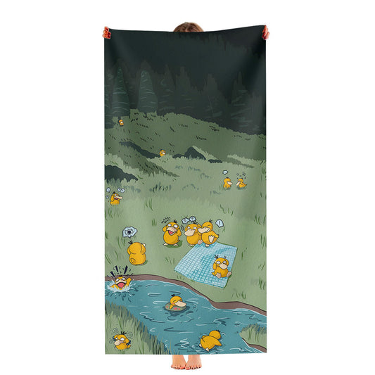 Psyduck Reunion Ultra-Soft Luxury Bathroom Towels
