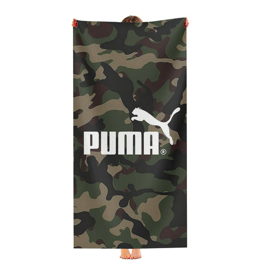 Puma Chamo Pattern Ultra-Soft Luxury Bathroom Towels