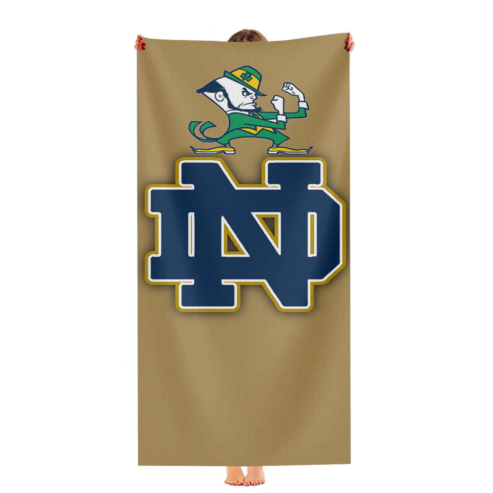 Rare Notre Dame Fighting Irish Ultra-Soft Luxury Bathroom Towels