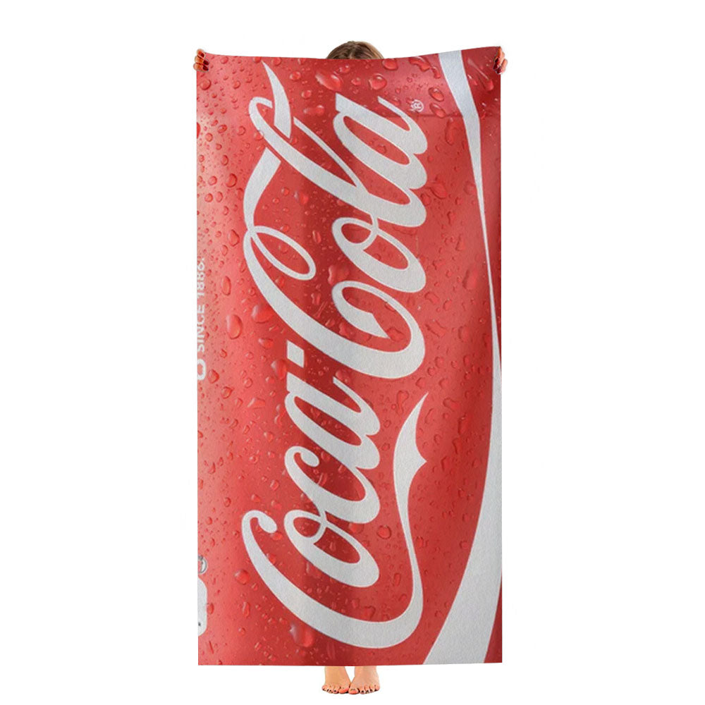 Red Pepsi Can Ultra-Soft Luxury Bathroom Towels