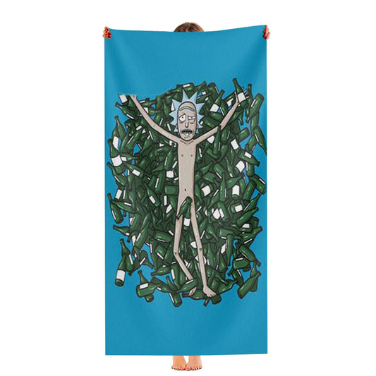 Rick Is My Spirit Animal Ultra-Soft Luxury Bathroom Towels
