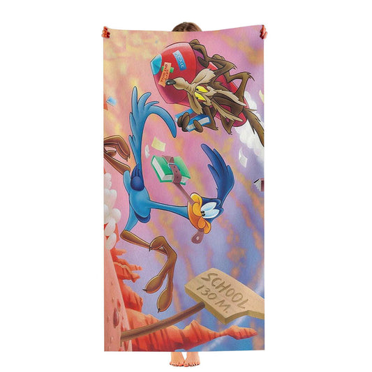 Road Runner Looney Tunes Ultra-Soft Luxury Bathroom Towels
