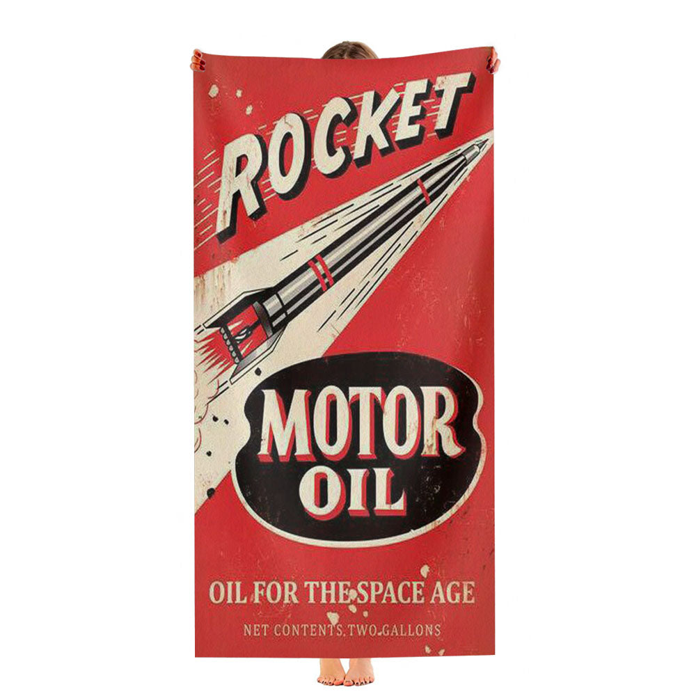 Rocket Motor Oil Ultra-Soft Luxury Bathroom Towels