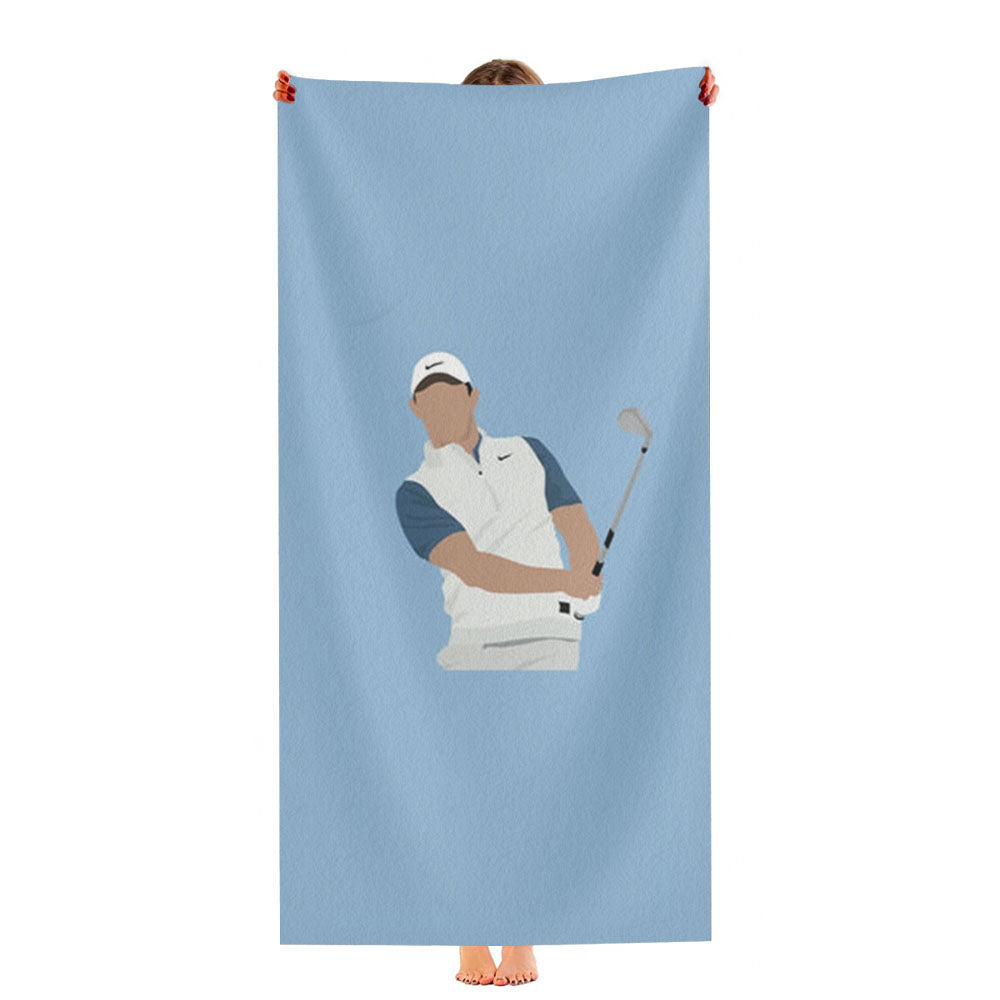 Rory Mcllroy Golf Ultra-Soft Luxury Bathroom Towels