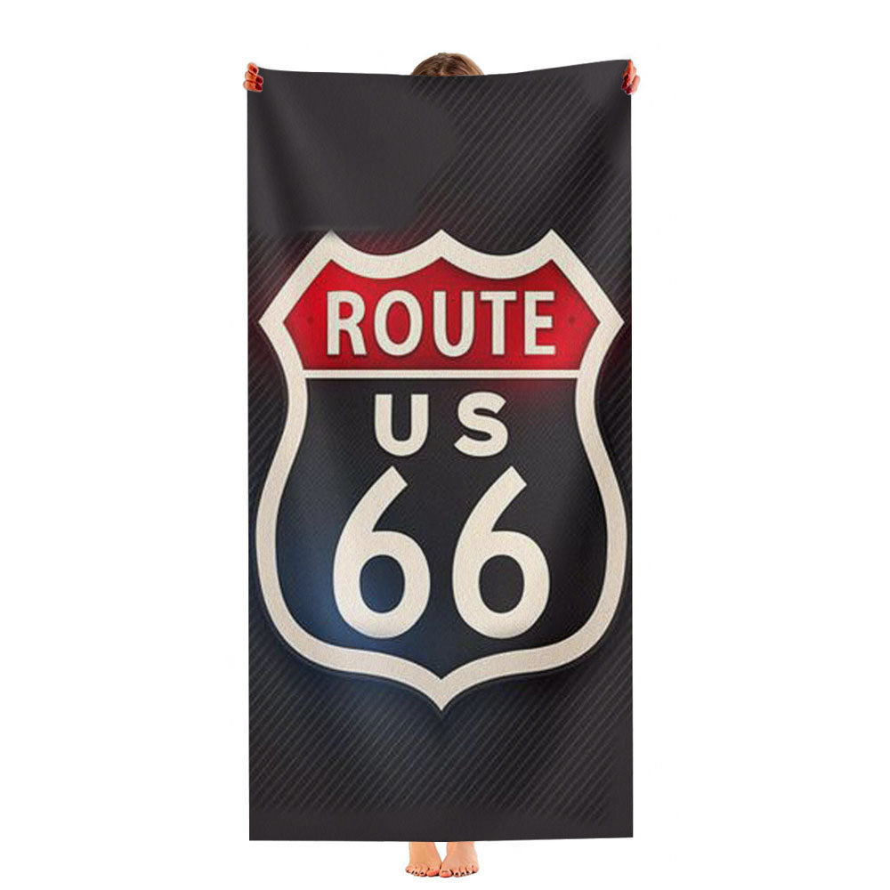 Route 66 Way Ultra-Soft Luxury Bathroom Towels