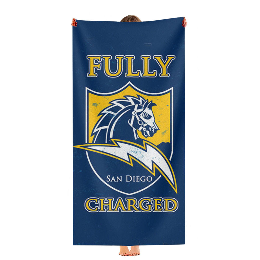 San Diego Chargers Fully Ultra-Soft Luxury Bathroom Towels