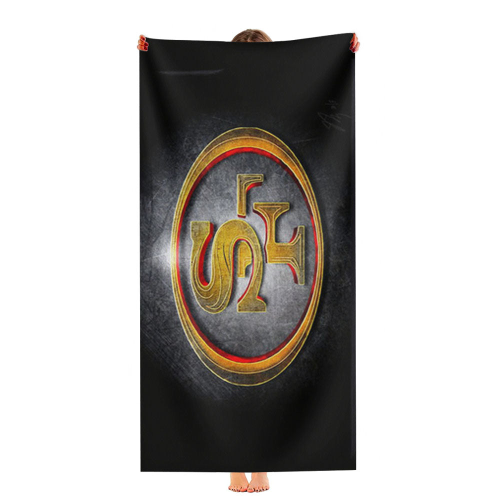 San Francisco 49Ers Ultra-Soft Luxury Bathroom Towels