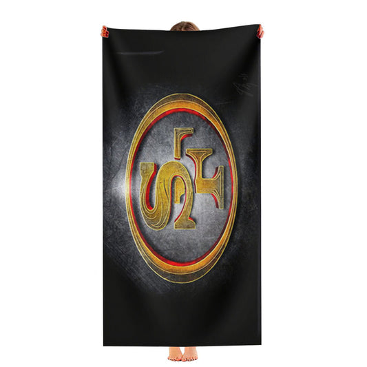 San Francisco 49Ers Ultra-Soft Luxury Bathroom Towels