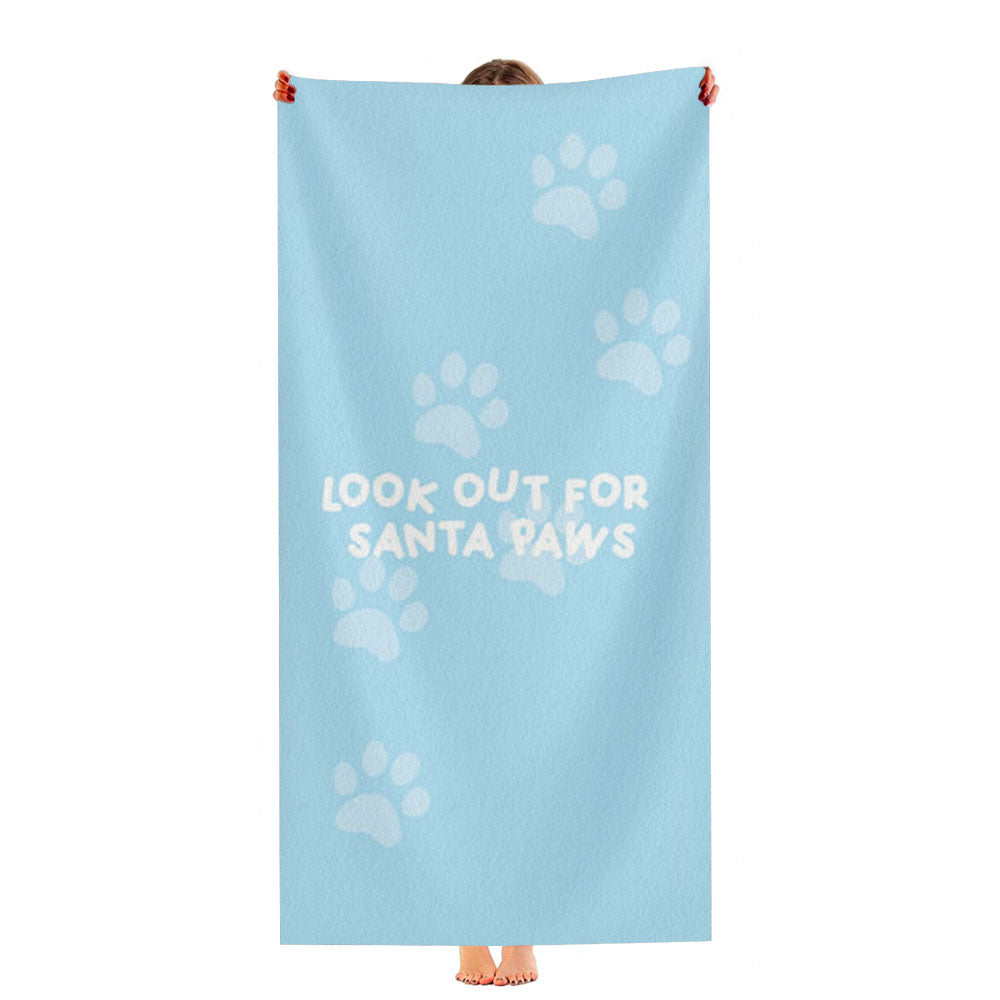 Santa Paws - Christmas Ultra-Soft Luxury Bathroom Towels