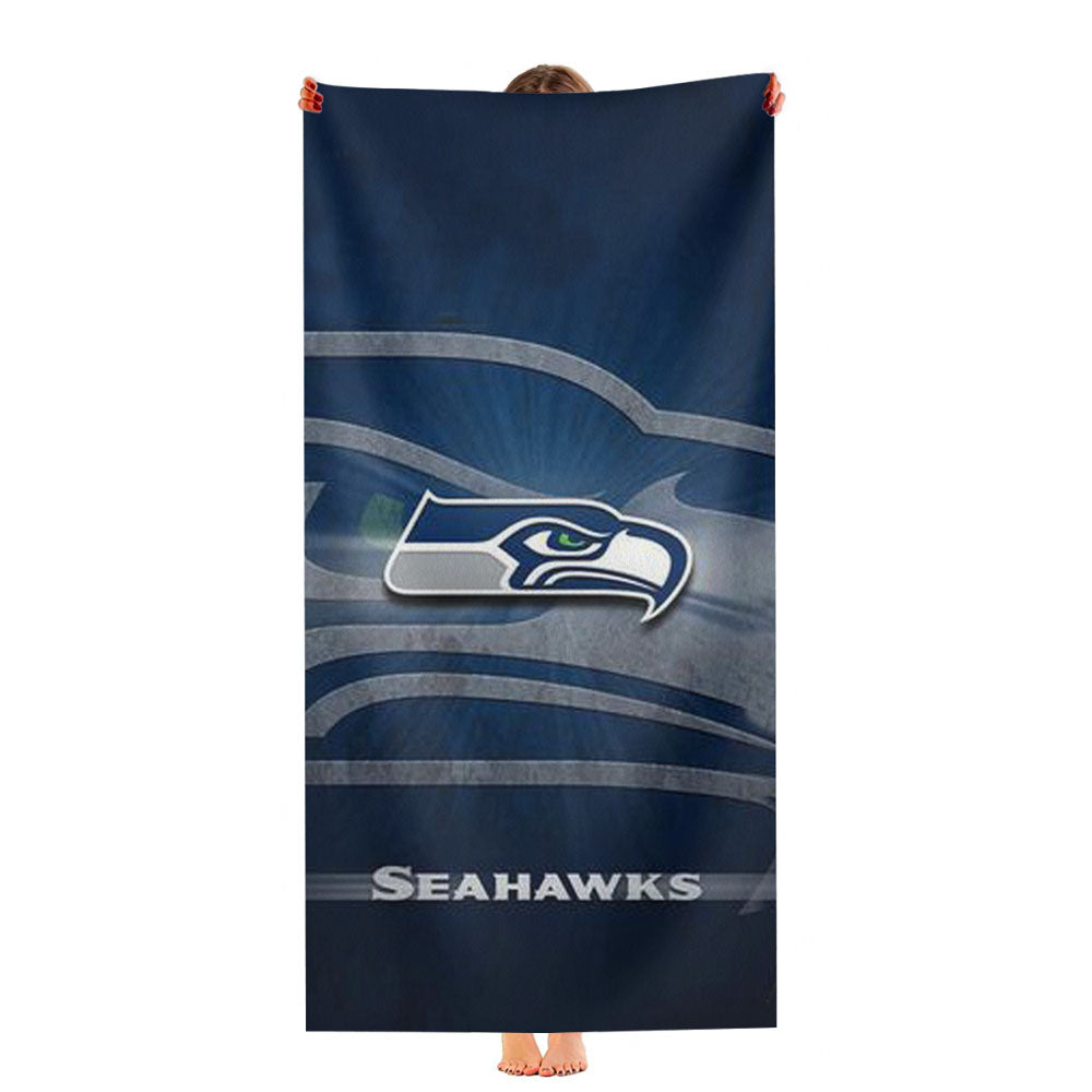 Seahawks Blue Ultra-Soft Luxury Bathroom Towels
