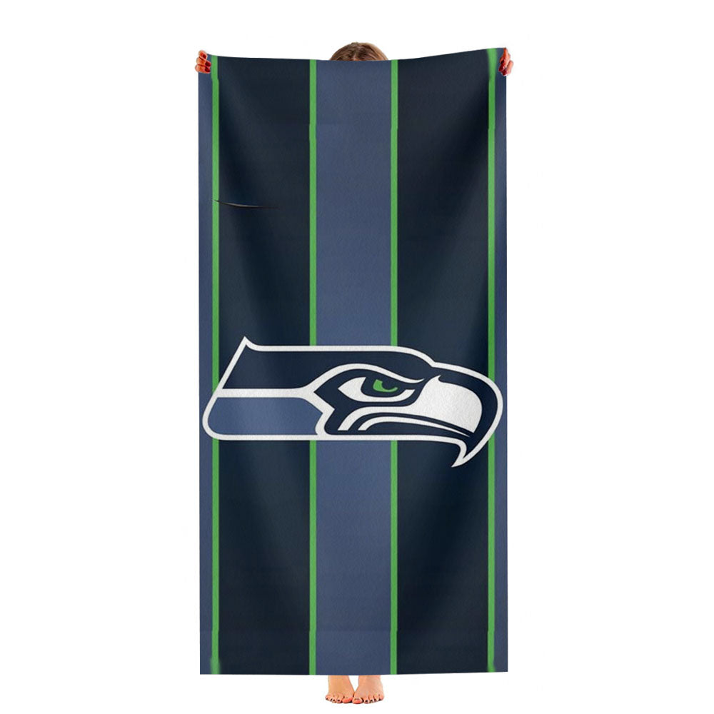 Seattle Seahawks Logo Ultra-Soft Luxury Bathroom Towels