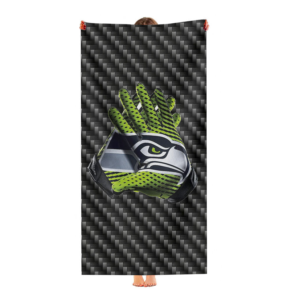 Seattle Seahawks Super Bowl 48 Ultra-Soft Luxury Bathroom Towels