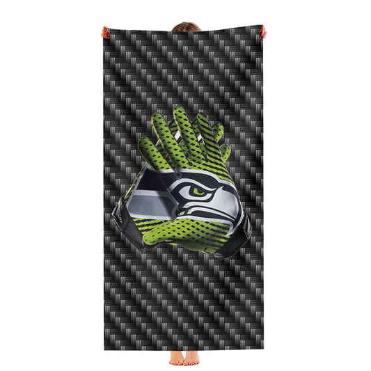 Seattle Seahawks Super Bowl 48 Ultra-Soft Luxury Bathroom Towels