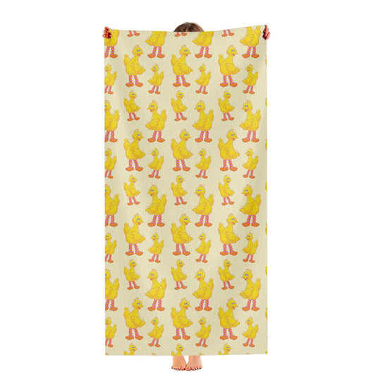 Sesame Street Pattern Ultra-Soft Luxury Bathroom Towels